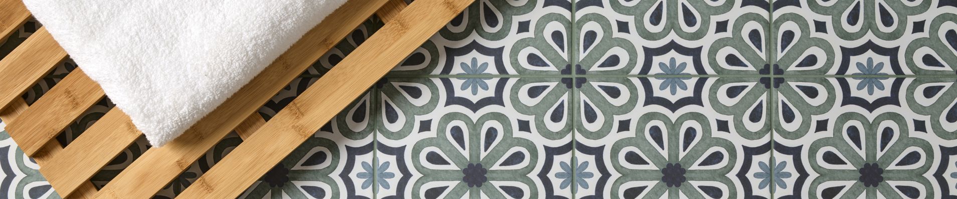 Patterned Bathroom Tiles