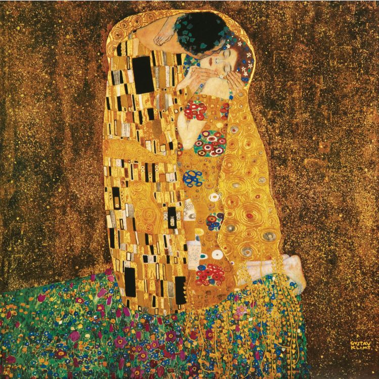 The Kiss - Gustav Klimt pdf cross stitch pattern – Cross