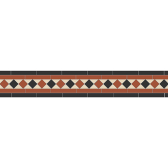 Austen Black Red and White