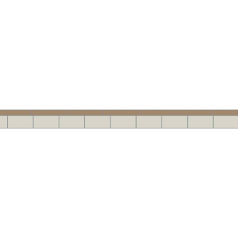 Simple Border 5 Dover White & Regency Bath