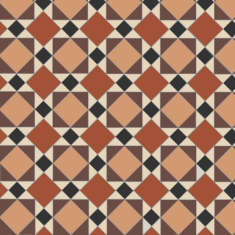 Lambeth Black, Brown, Buff, Red & White