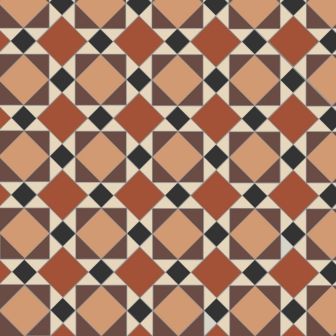 Lambeth Black, Brown, Buff, Red & White