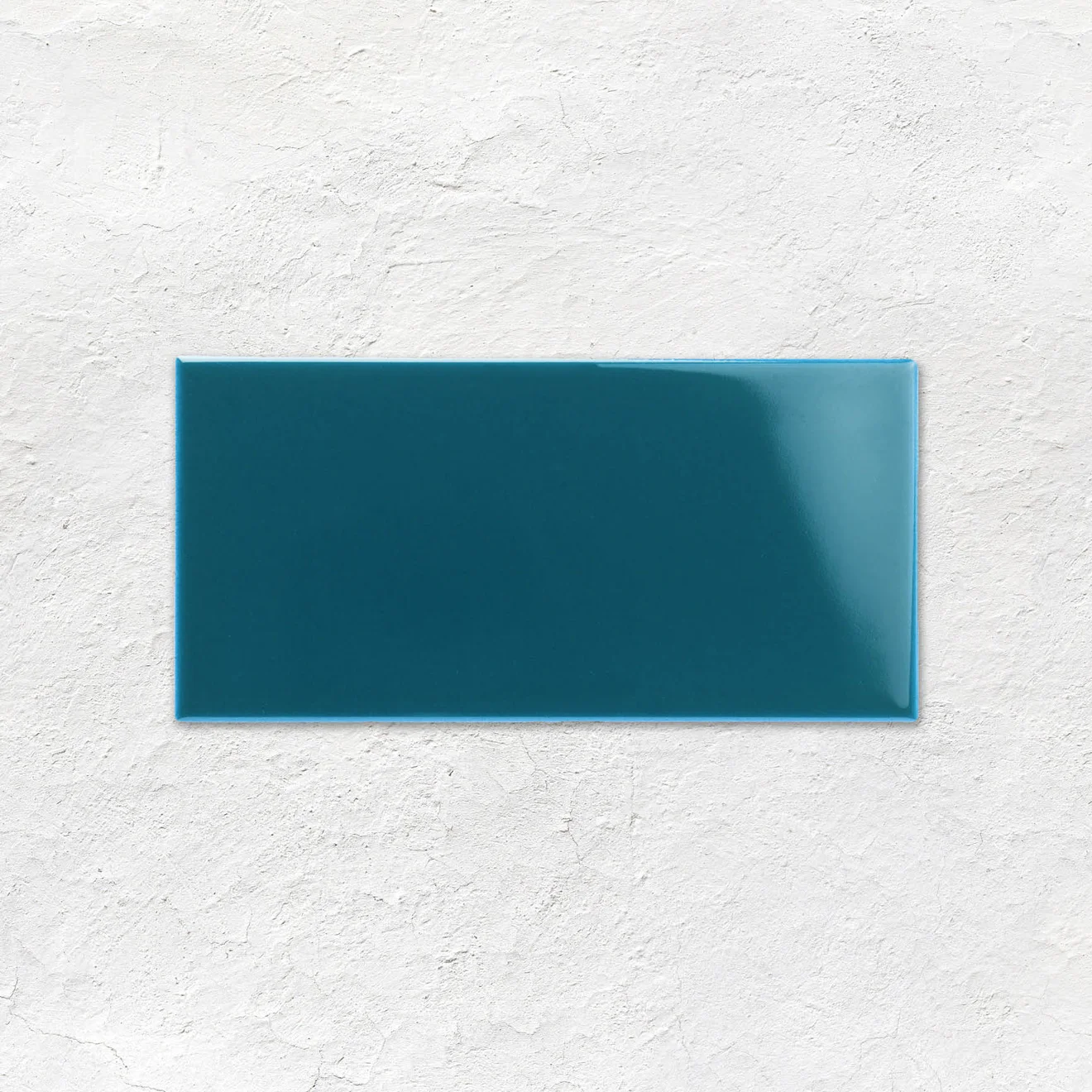Baroque Blue Egg & Dart Dado and Baroque blue Astragal Dado (above) Baroque Blue Half Tile (below)