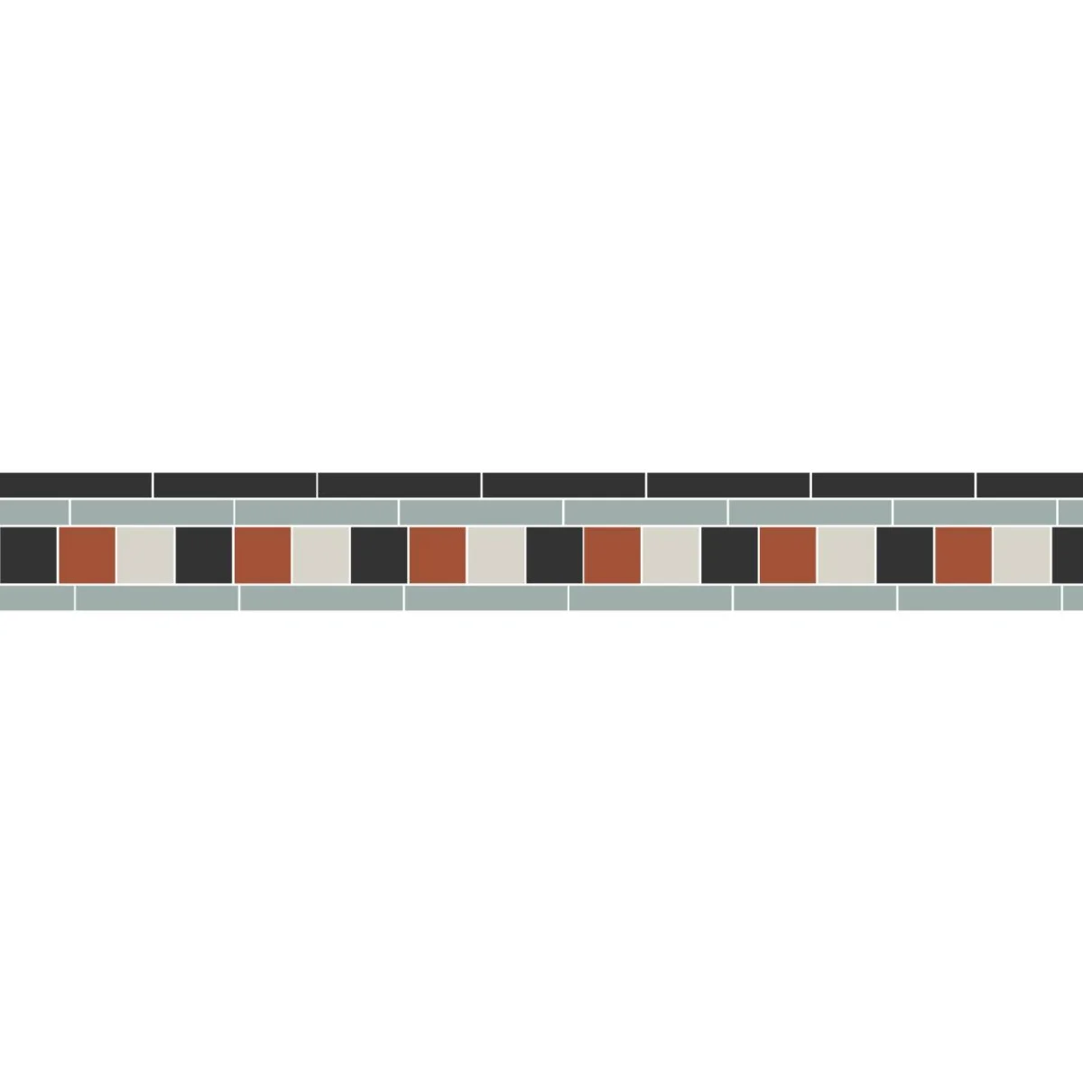 Blake Black, Dover White, Grey & Red