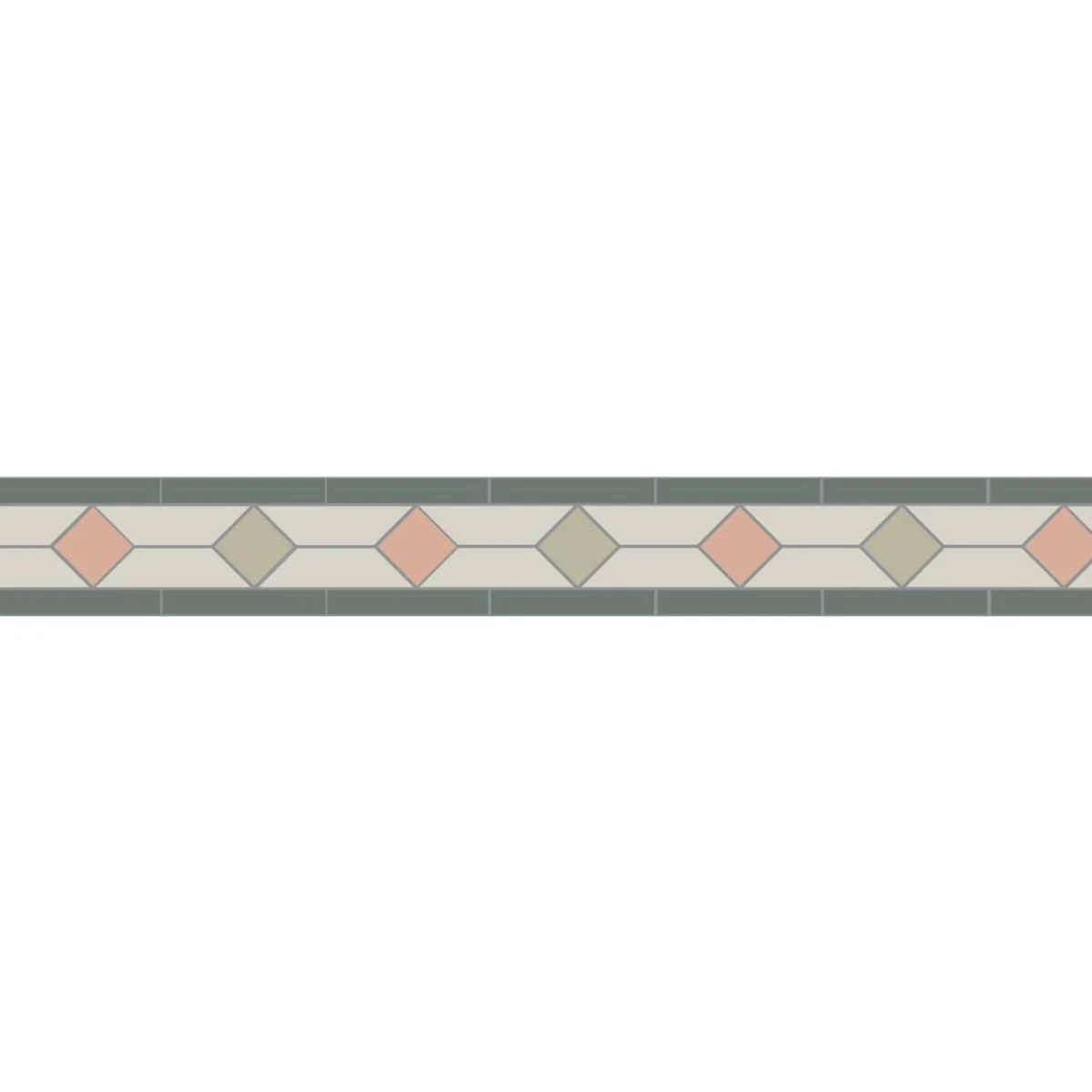 Clare Carnation Pink, Chester Mews, Dover White & Revival Grey