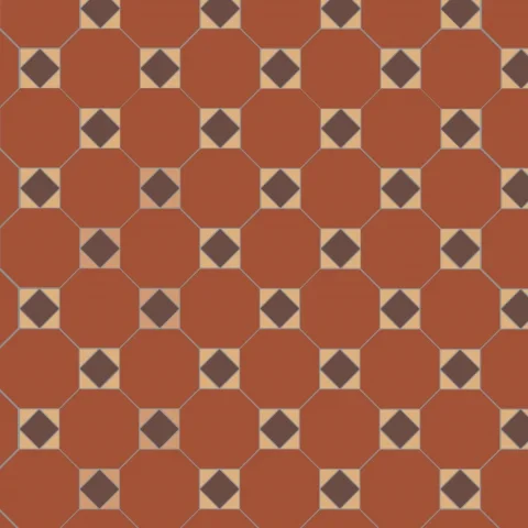 Arundel Red, Brown & White
