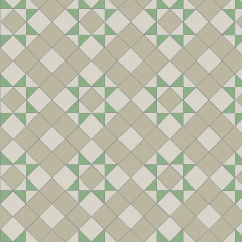 Braemar Chester Mews, Dover White & Spring Green