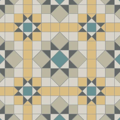 Chatsworth Blue, Chester Mews, Dover White, Hawthorn Yellow & Revival Grey