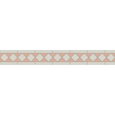 Kingsley Carnation Pink & Dover White