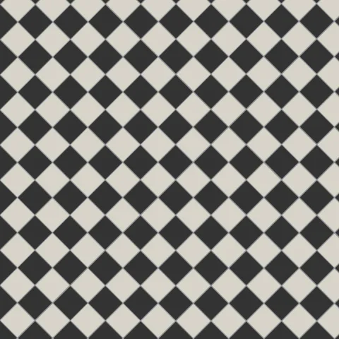 Oxford 75x75mm Black and Dover White