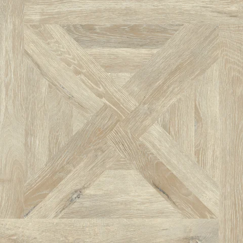 Thatch Metropolitan Rail Moulding (above) Thatch Metropolitan Field Tile (below) Parquet Cross Nordic (floor)