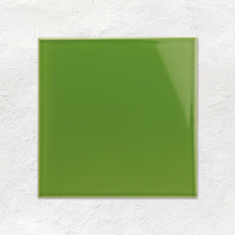 Pavilion Green Field Tile (above) Palm Green Astragal Dado (middle) Palm Green Half Tile (below)