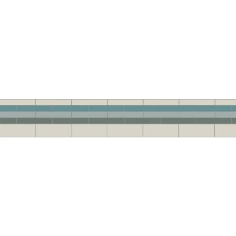 Simple Border 2 Blue, Dover White, Grey & Revival Grey
