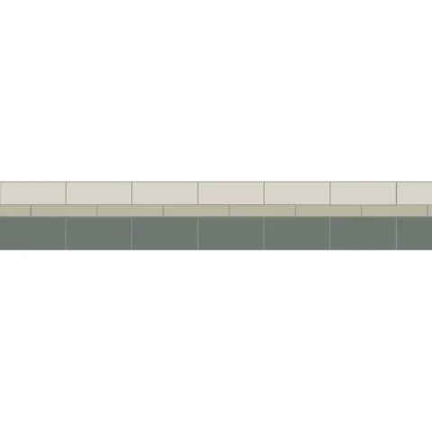 Simple Border 3 Dover White, Chester Mews & Revival Grey