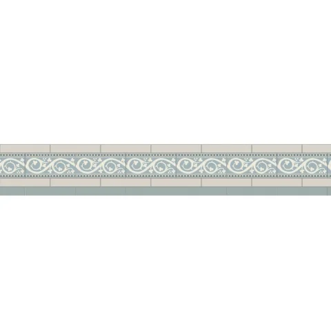 Simple Border 4 Dover White, Grey & Kitchener