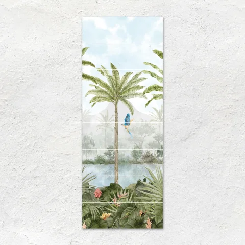 Tropical Oasis - Panel B (wall)