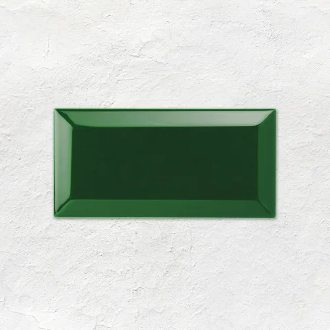 County White Metro Tile (above) Victorian Green Egg & Dart Dado and Victorian Green Astragal Dado (middle) Victorian Green Metro Tile (below)