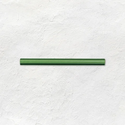 Victorian Green Albert Dado (above) Belle Epoque Border Tubelined and Victorian Green Omega Dado (middle) County White Field Tile (below)