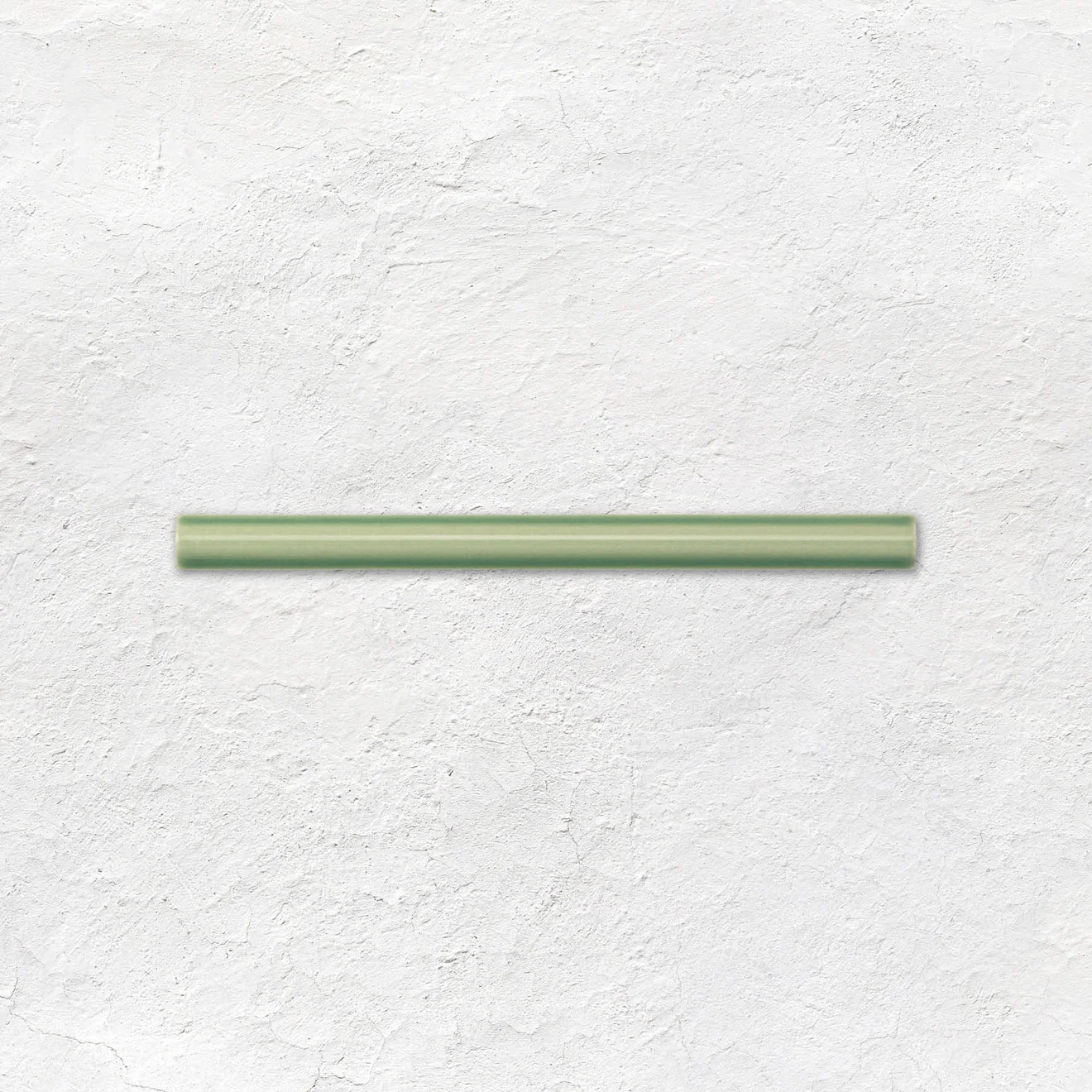 Jade Breeze Acanthus on Brilliant White and Jade Breeze Omega Dado (above) Jade Breeze Field Tile (below)