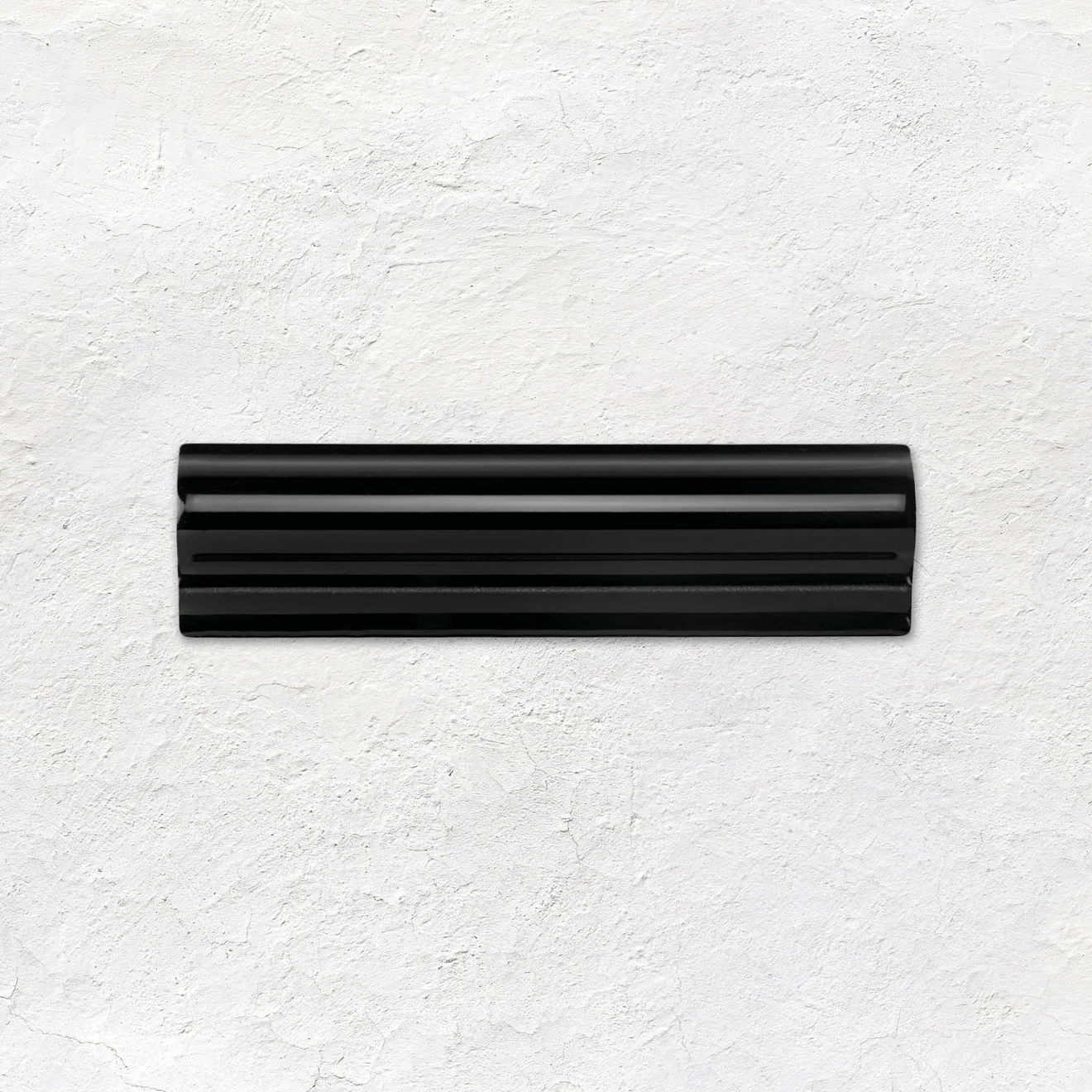 Wildflower Gold (above) Jet Black Albert Dado and Victorian Green Field Tile (middle) Jet Black Skirting Tile (below