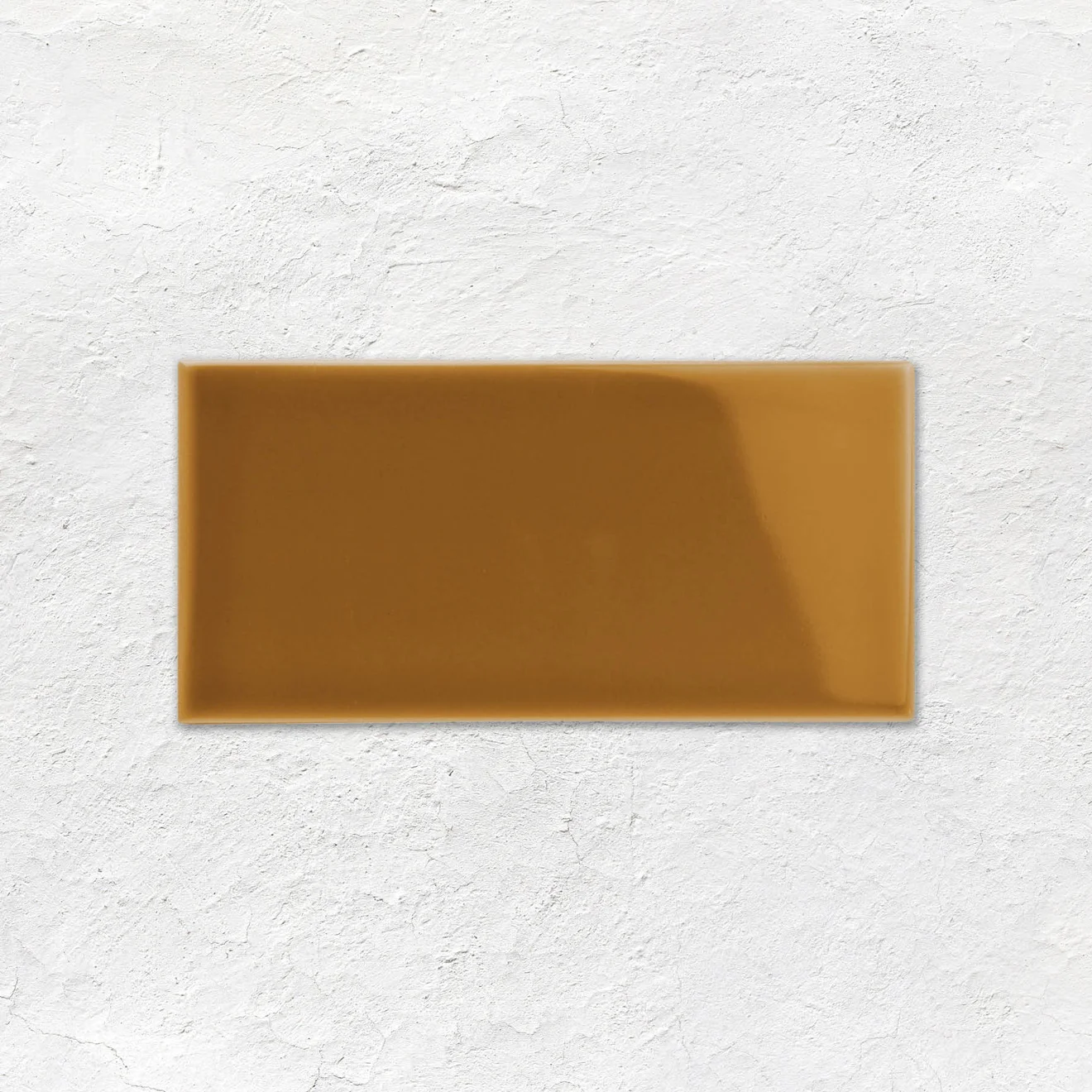 Ochre Half Tile (above) Ochre Dentil Dado, Ochre Sigma and Ochre Field Tile (middle) Ochre Skirting Tile (below)