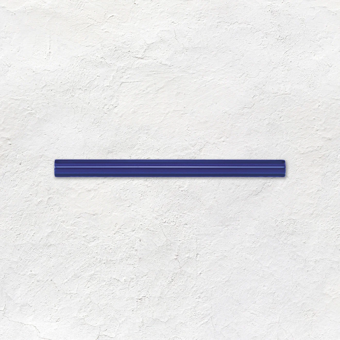 Royal Blue Metro Tile (above) Royal Blue Victoria Dado Royal Blue Sigma and Royal Blue Omega Dado (middle) Royal Blue Metro Tile (below)