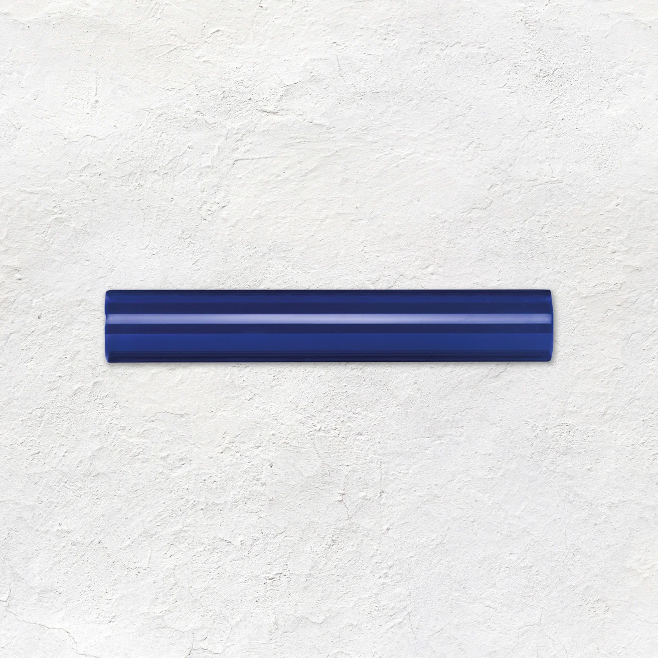Royal Blue Metro Tile (above) Royal Blue Victoria Dado Royal Blue Sigma and Royal Blue Omega Dado (middle) Royal Blue Metro Tile (below)