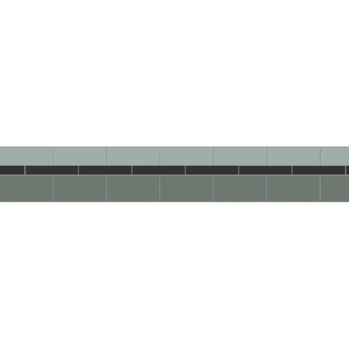 Simple Border 3 Black, Grey & Revival Grey