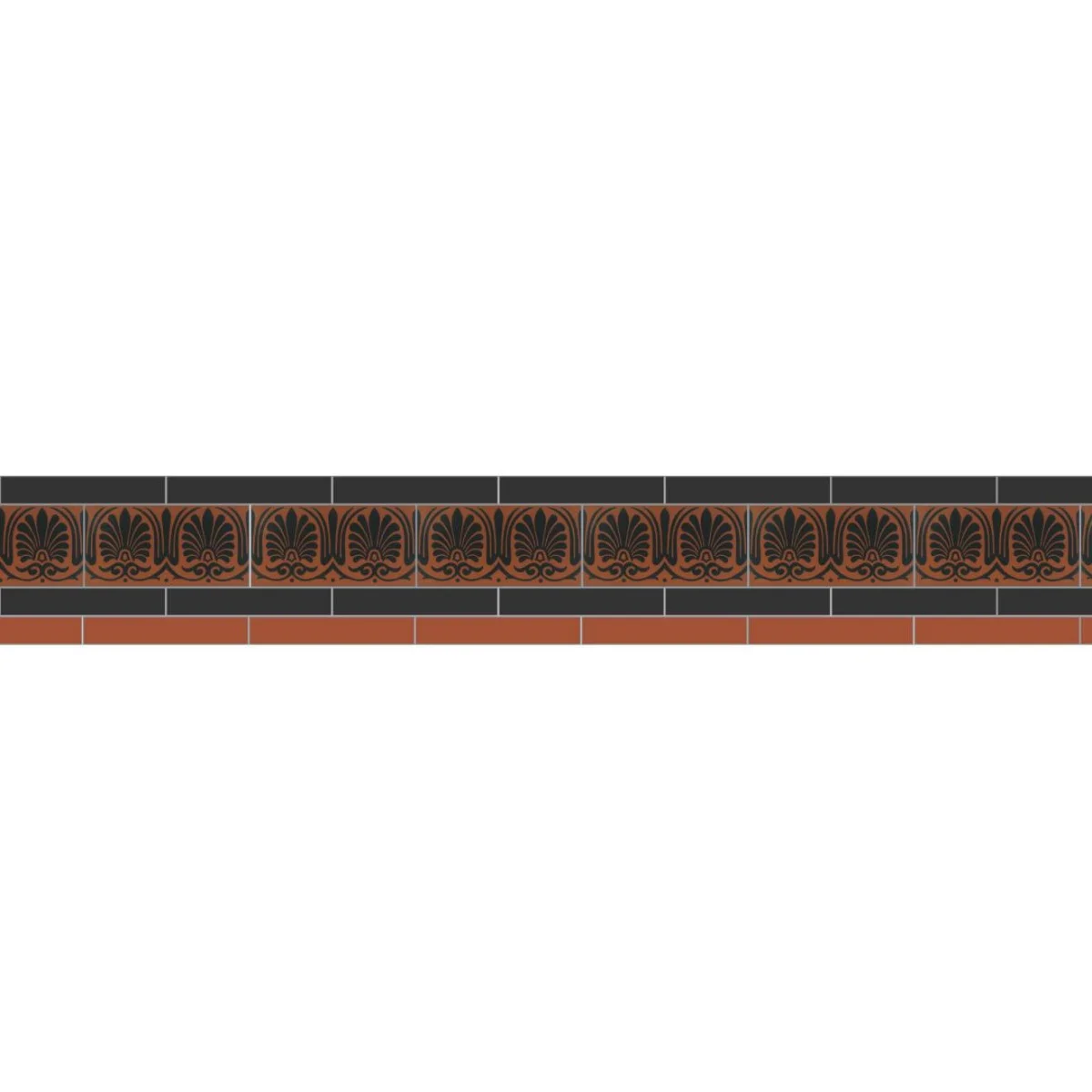 Simple Border 4 Black, Red & Faraday