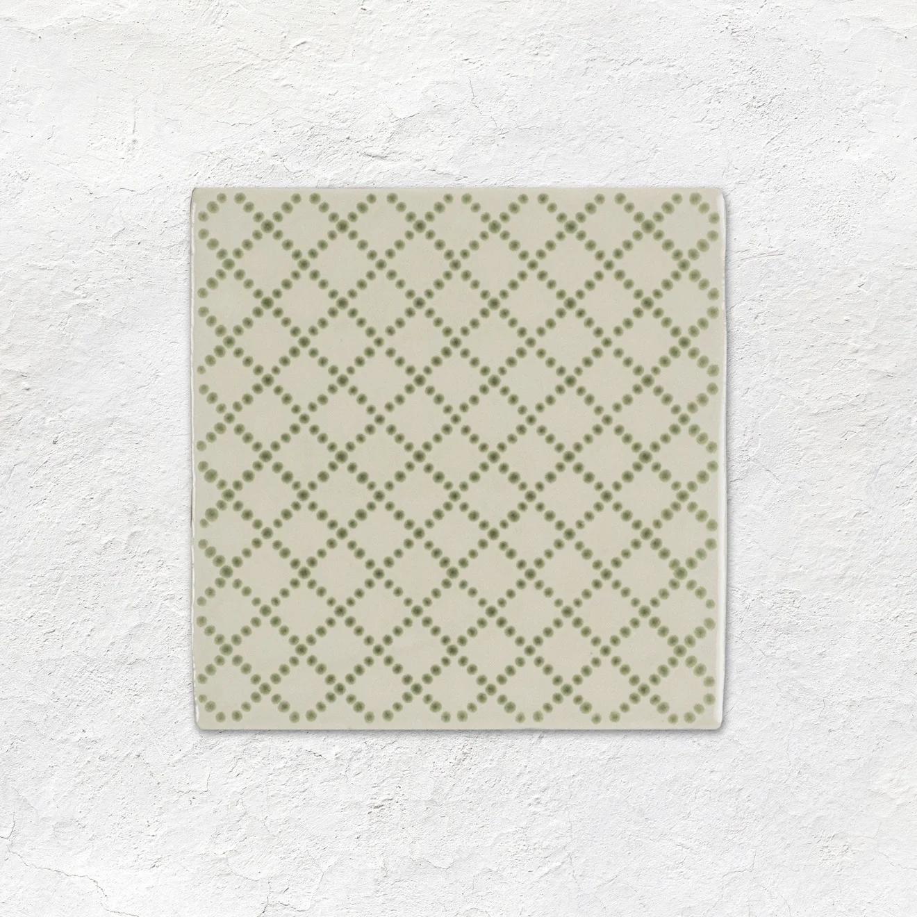Trellis On Pumice (above) Pumice Cosmopolitan Rail Moulding (middle) Pumice Cosmopolitan Field Tile (below)