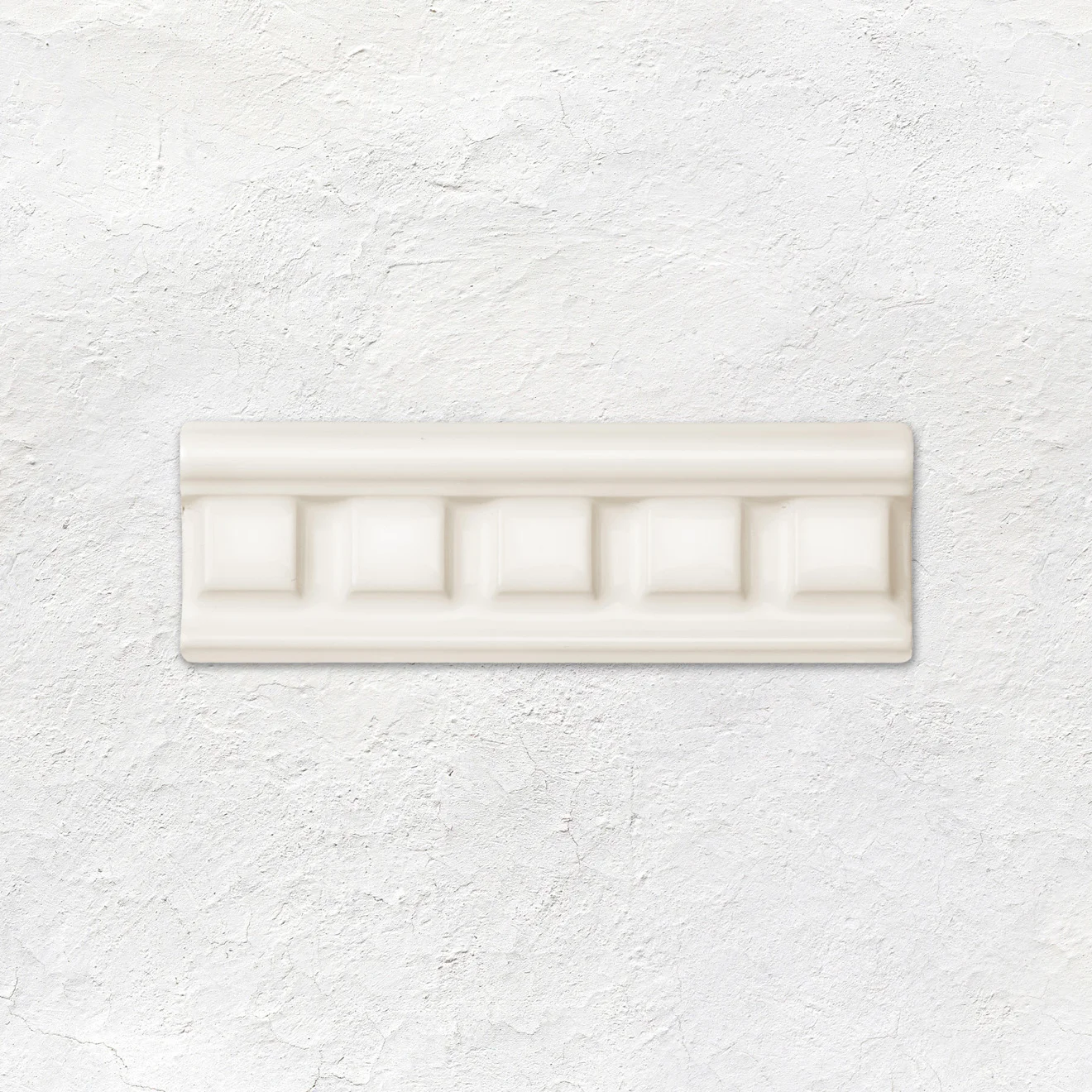 Artworks Dentil Moulding Vintage White