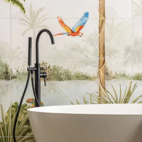 Tropical Oasis - Panel B (wall)
