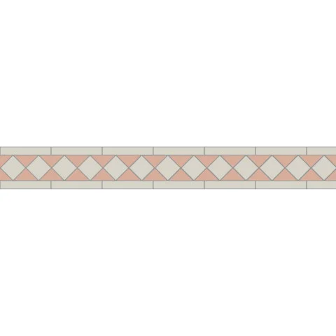Kingsley Carnation Pink & Dover White