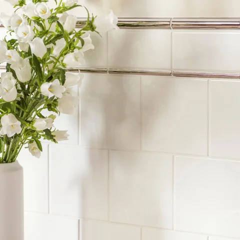 Platinum Sigma (above) Brilliant White Half Tile (middle) Platinum Omega (middle) and Brilliant White Field Tile (below)