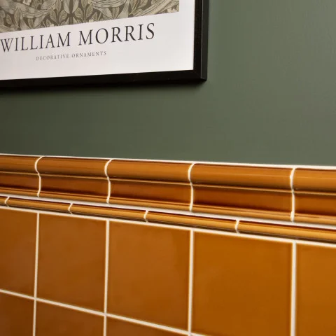 The image shown is for inspiration, demonstrating how this tile can be used and styled with other products. Colour may vary from the product chosen.