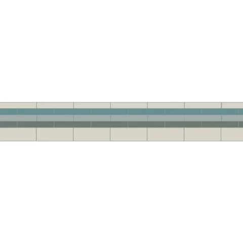 Simple Border 2 Blue, Dover White, Grey & Revival Grey