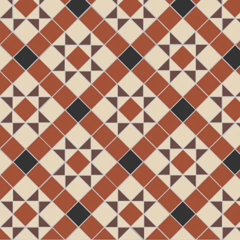 Blenheim Black, Brown, Red & White