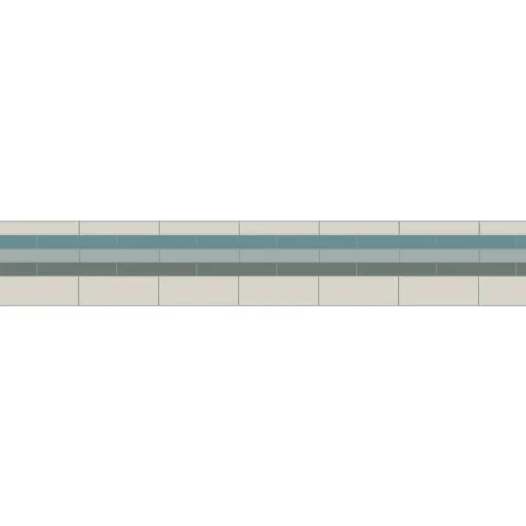 Simple Border 2 Blue, Dover White, Grey & Revival Grey