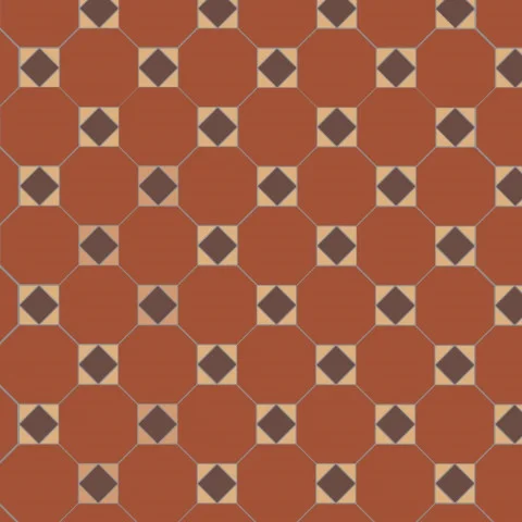 Arundel Red, Brown & White