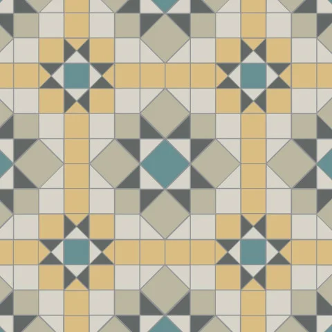 Chatsworth Blue, Chester Mews, Dover White, Hawthorn Yellow & Revival Grey