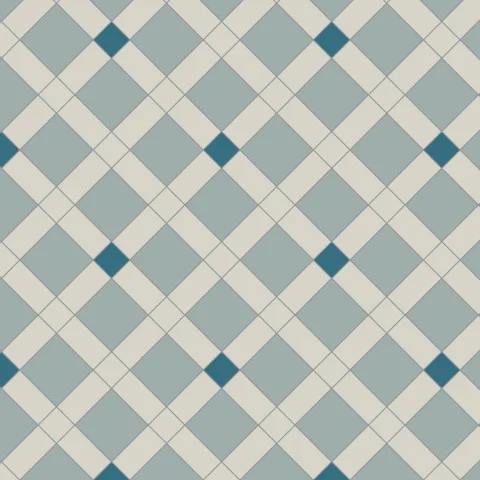 Norwich Dover White, Grey & Pugin Blue