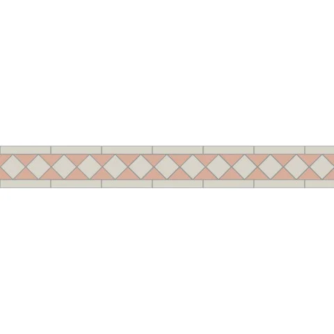 Kingsley Carnation Pink & Dover White