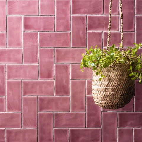 Tayberry Cosmopolitan Half Tile (wall)