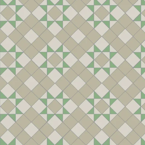 Braemar Chester Mews, Dover White & Spring Green