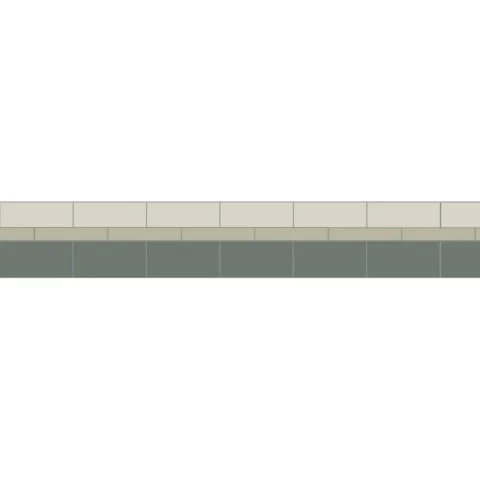 Simple Border 3 Dover White, Chester Mews & Revival Grey