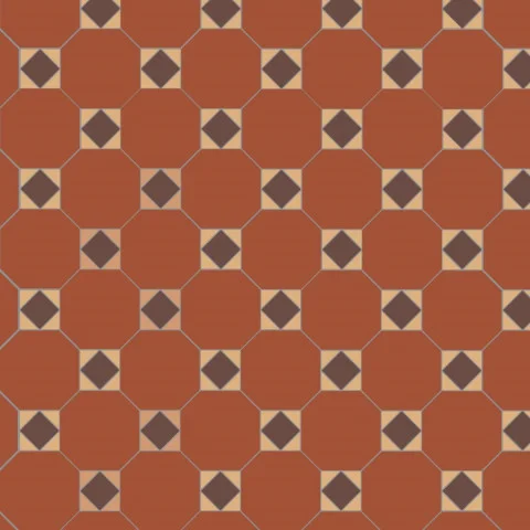 Arundel Red, Brown & White