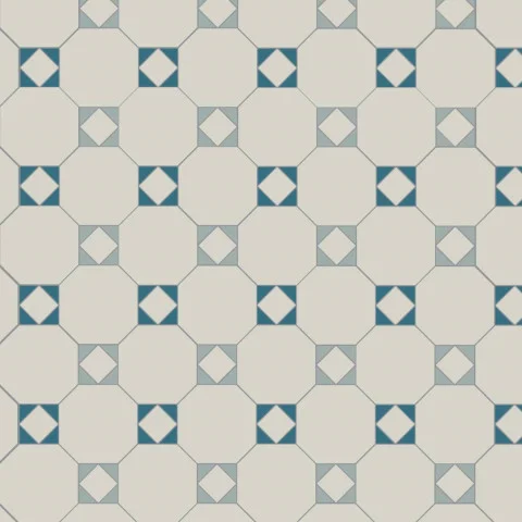 Arundel Dover White, Grey & Pugin Blue