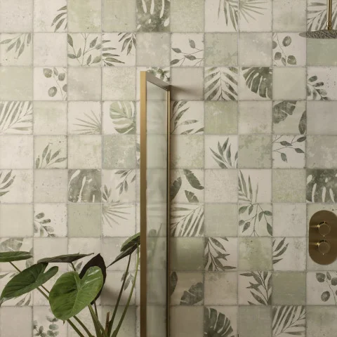 Patchwork Botanical Ivy (wall)