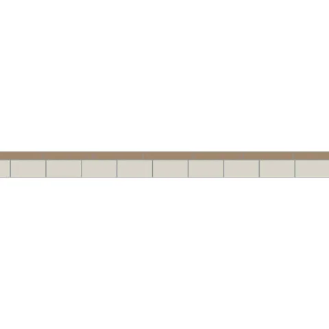 Simple Border 5 Dover White & Regency Bath