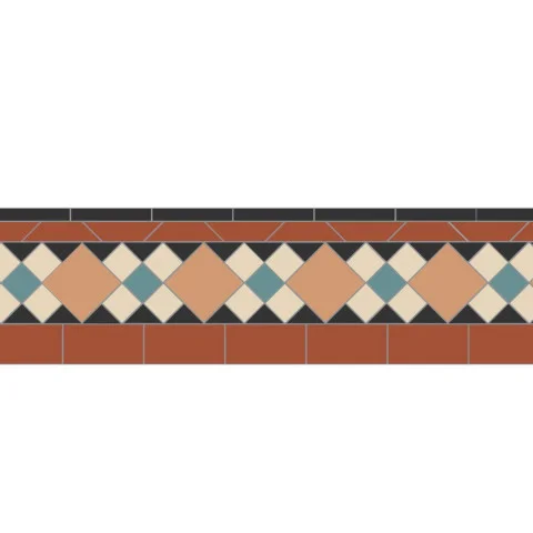 Wordsworth Black, Blue, Buff, Red & White